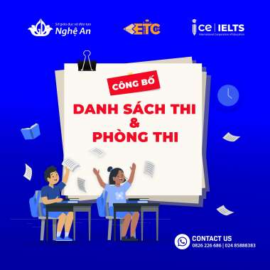 THÔNG BÁO: DANH SÁCH THI & PHÒNG THI VÒNG BÁN KẾT CUỘC THI ETC NGHỆ AN NĂM 2024