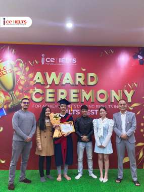 Lễ vinh danh: Học viên trung tâm Anh Ngữ ICE IELTS, 100% đạt 7.0 IELTS